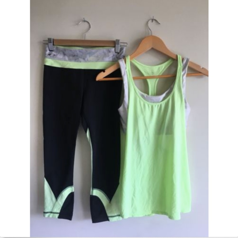 Lululemon All Sport Support Tank Top & Tights